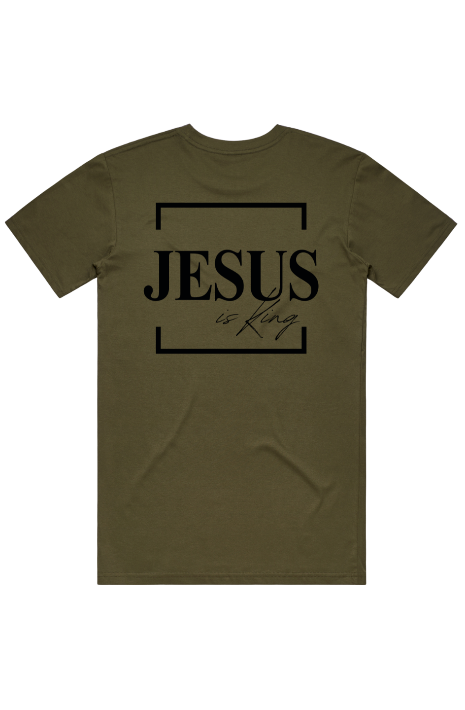 PRO-FORM SIGNATURE TEE- OLIVE DRAB [JESUS IS KING]