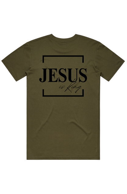 PRO-FORM SIGNATURE TEE- OLIVE DRAB [JESUS IS KING]