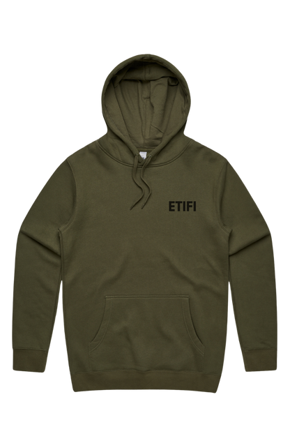 PRO-LUXE PULLOVER HOODIE- OLIVE DRAB [JESUS IS KING]