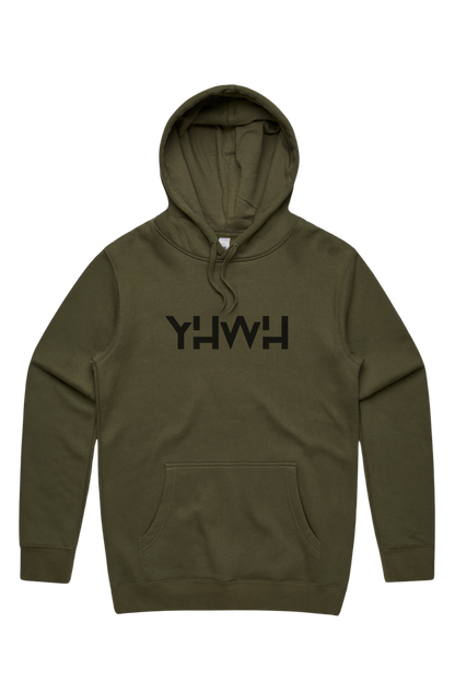 PRO-LUXE PULLOVER HOODIE- OLIVE DRAB [YHWH]