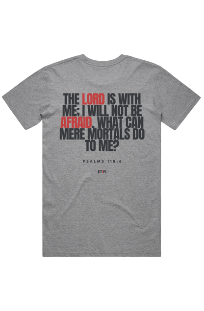 PRO-FORM SIGNATURE TEE- SILVER ASH [BE NOT AFRAID]