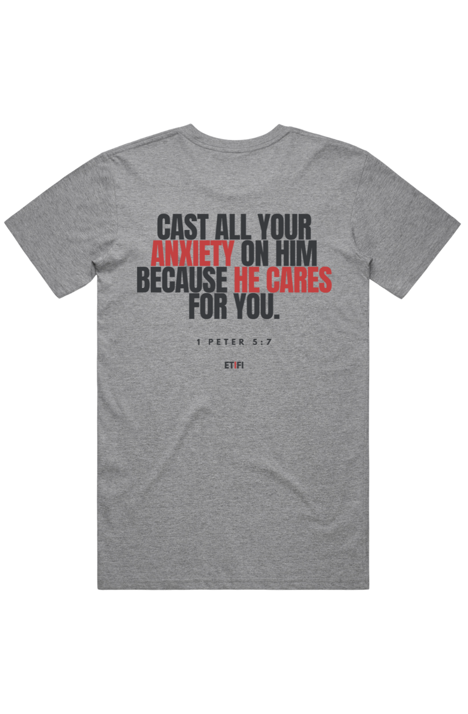 PRO-FORM SIGNATURE TEE- SILVER ASH [BE NOT AFRAID]