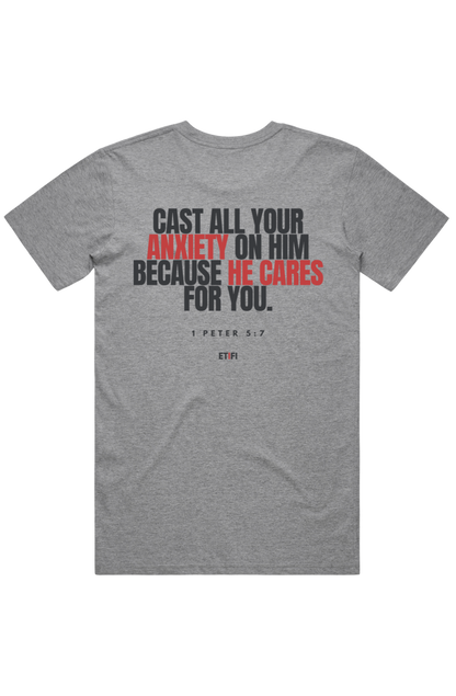 PRO-FORM SIGNATURE TEE- SILVER ASH [BE NOT AFRAID]