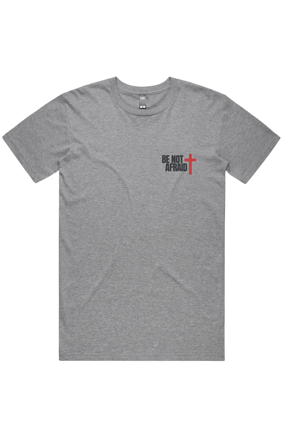PRO-FORM SIGNATURE TEE- SILVER ASH [BE NOT AFRAID]