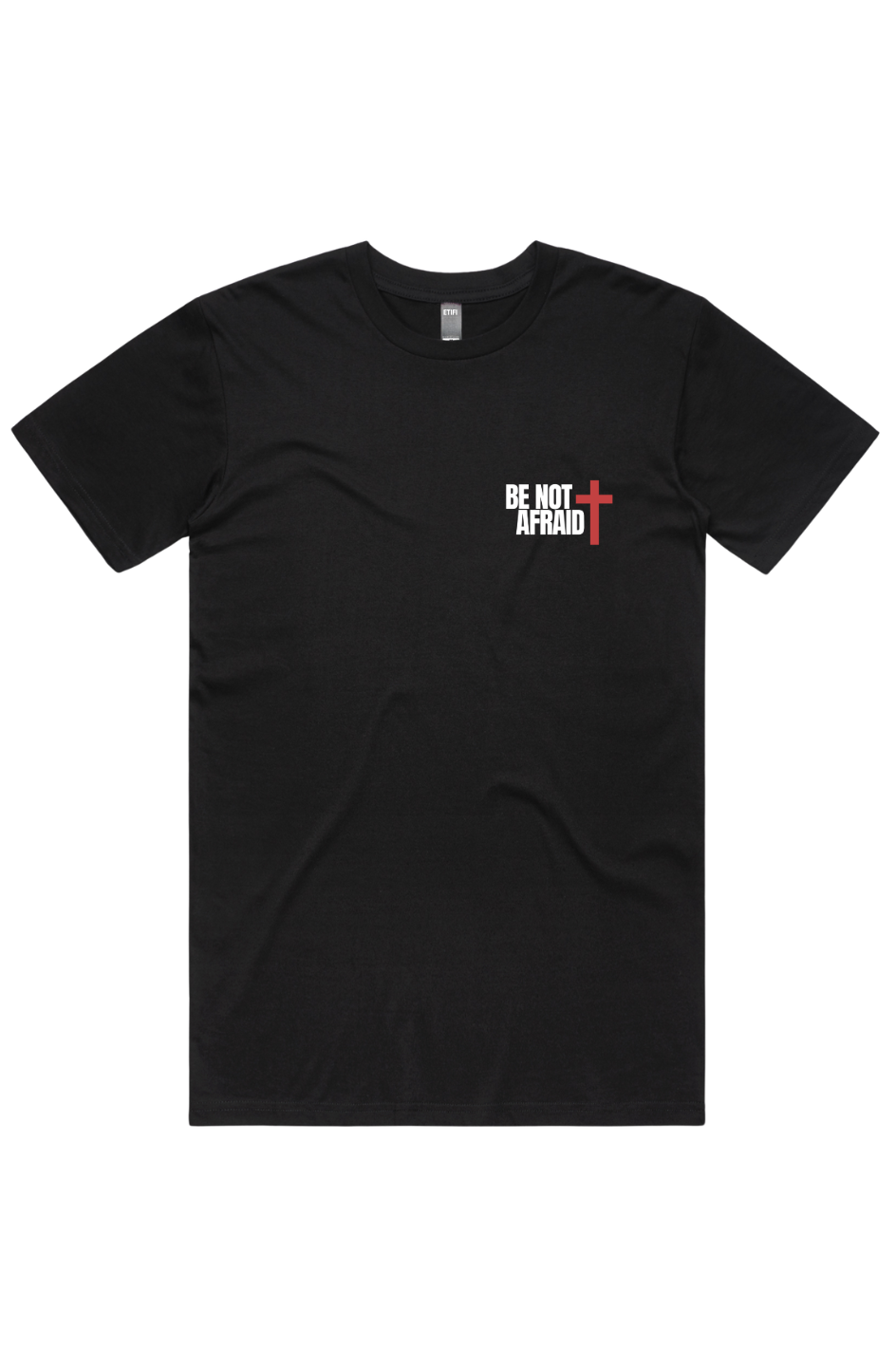 PRO-FORM SIGNATURE TEE- CARBON BLACK [BE NOT AFRAID]