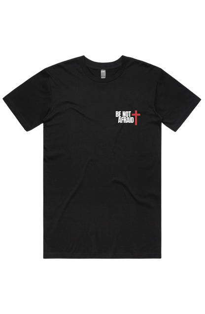 PRO-FORM SIGNATURE TEE- CARBON BLACK [BE NOT AFRAID]