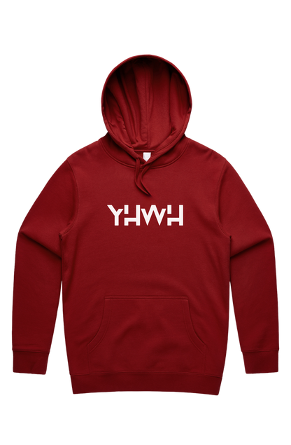 PRO-LUXE PULLOVER HOODIE- CRIMSON [YHWH]