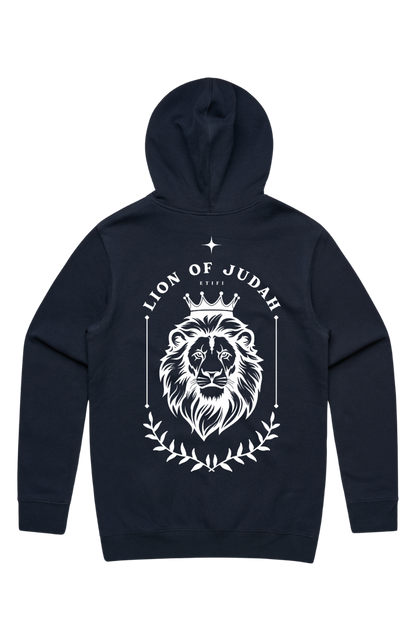 PRO-LUXE PULLOVER HOODIE- PACIFIC BLUE [LION OF JUDAH]