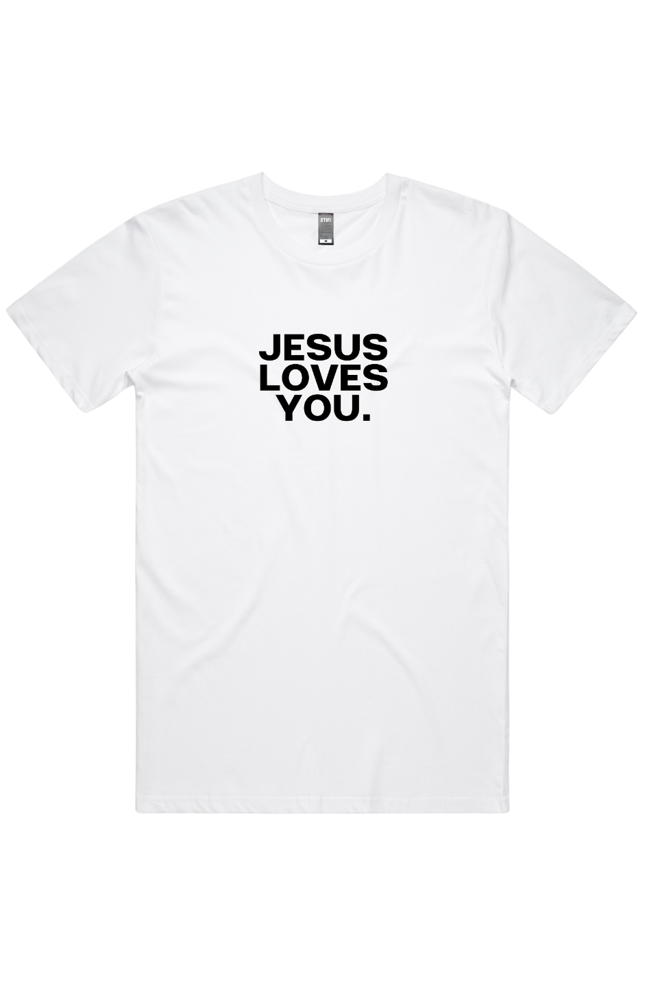 PRO-FORM SIGNATURE TEE- FROST [JESUS LOVES YOU]